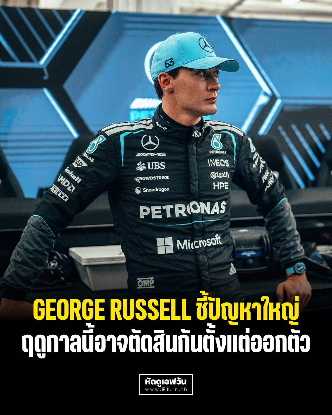 George Russell พูดถึงปัญหาการออกตัว F1