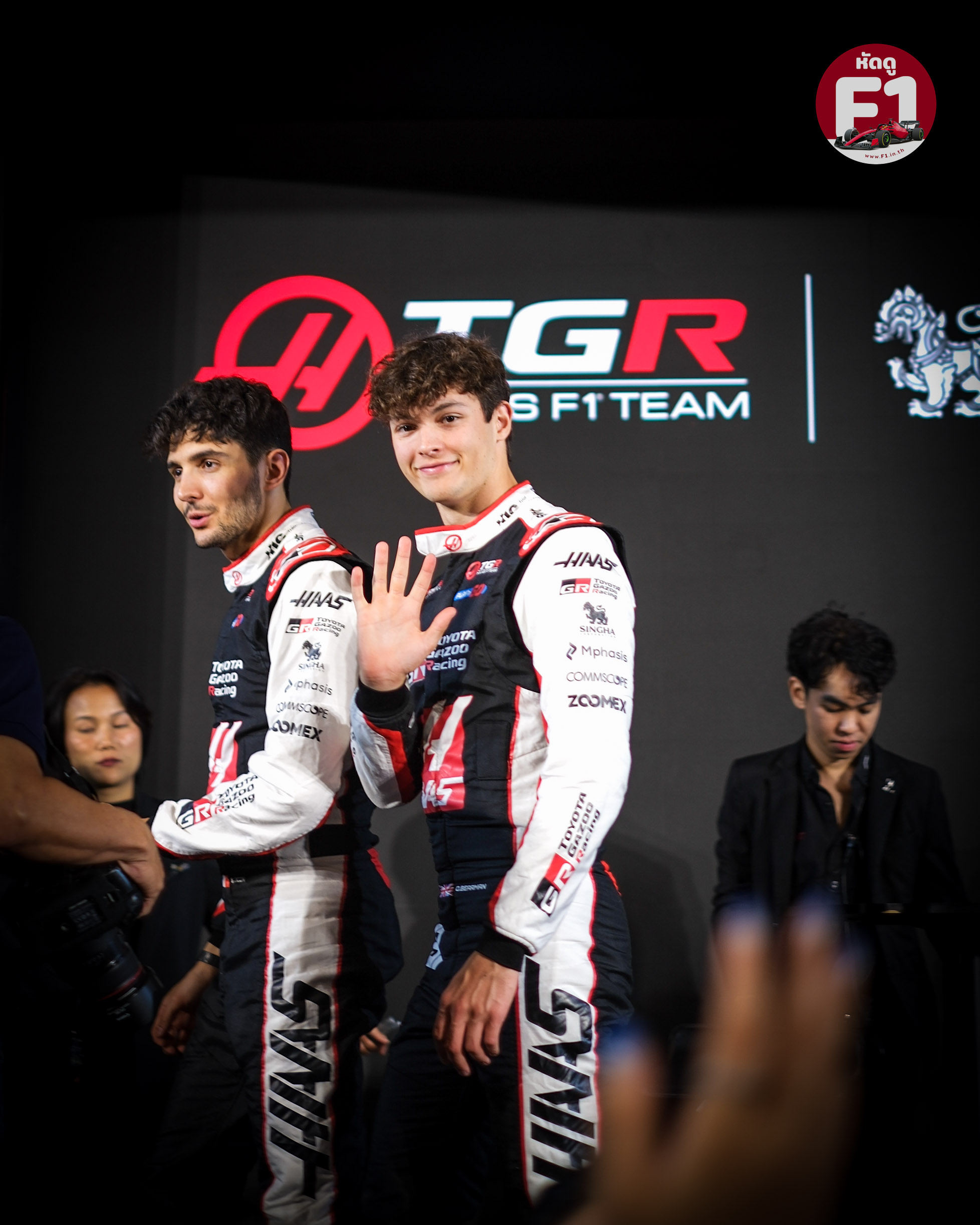 นักขับ F1 มาไทย Ocon กับ Bearman ทีม Haas งานสิงห์