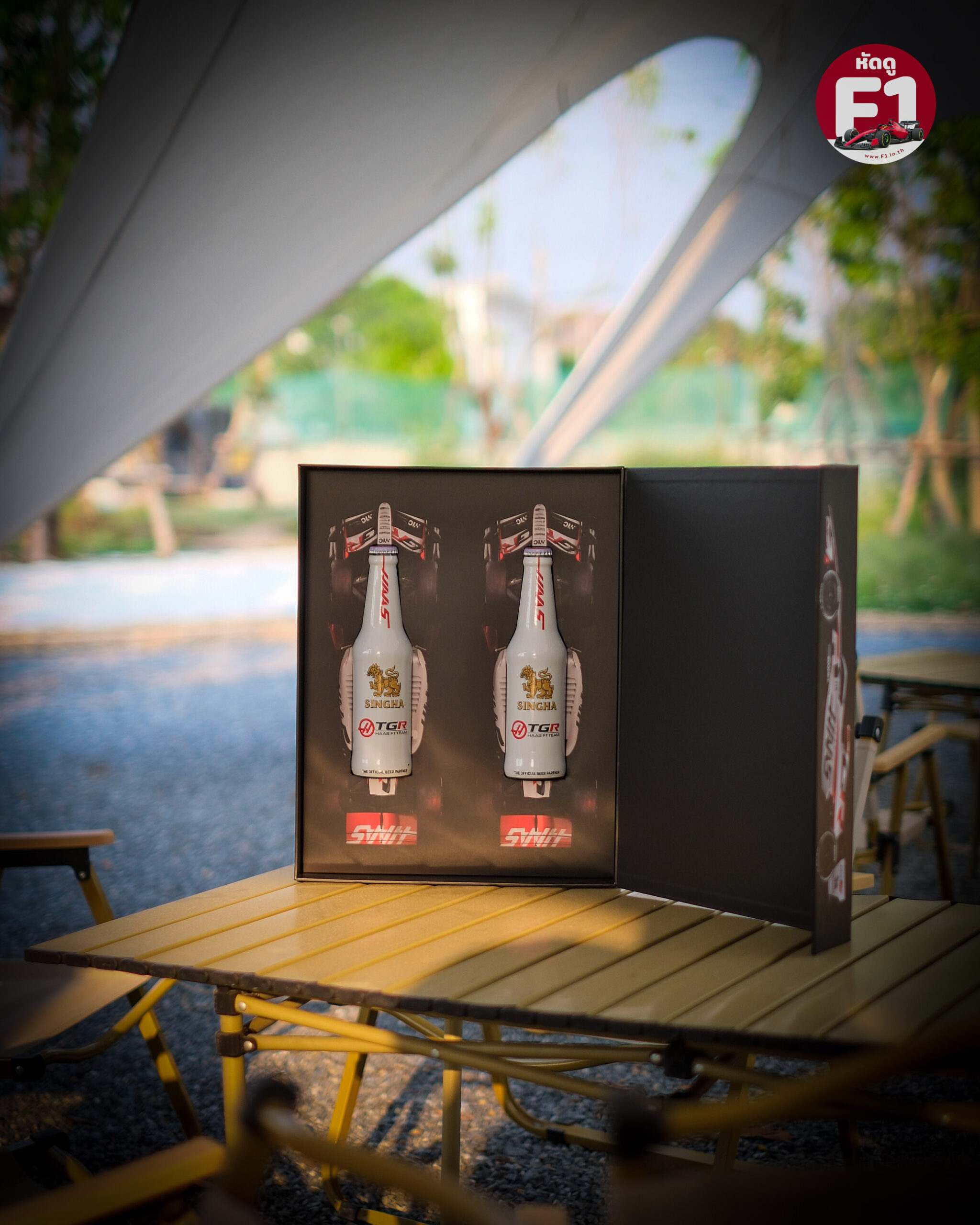 Singha Haas F1 ของที่ระลึกงานแถลงข่าว